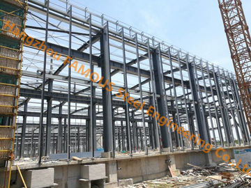 Cina Immersione dipinta/calda ha galvanizzato gli edifici d'acciaio multipiani di generale Contractor High Storey l'Steel della costruzione fornitore