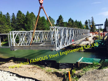 Cina Ponte modulare portatile su misura dell'acciaio per costruzioni edili del ponte Bailey d'acciaio fornitore