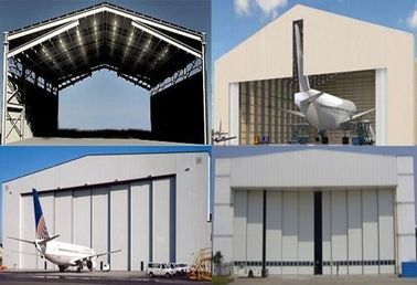 Porcellana Singole costruzioni del hangar per aerei della struttura d'acciaio della portata fornitore