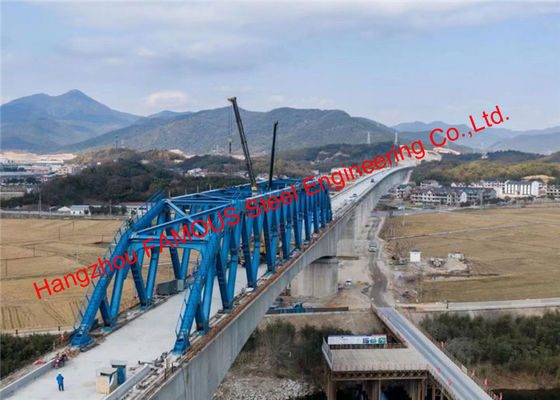 Cina La capriata d'acciaio curva della corda ha irrigidito il ponte ferroviario ad alta velocità della struttura continua del fascio fornitore
