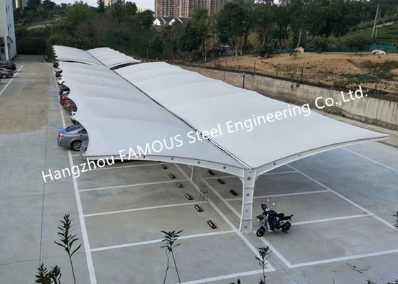 Cina Riparo a mensola di parcheggio della singola del pendio del tetto struttura d'acciaio all'aperto della membrana fornitore