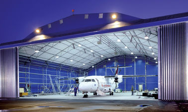 Cina Capriata del tubo costruita costruzioni d'acciaio Longevous del hangar per aerei dei sistemi del tetto fornitore