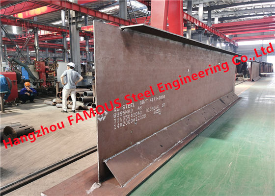 Cina Il piatto d'acciaio resistente del tempo di Q355nhd ha montato la trave principale del ponte di capriata della struttura d'acciaio fornitore