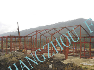 Cina La chiara portata ha prefabbricato la colonna dipinta galvanizzata costruzioni dell'acciaio per costruzioni edili fornitore