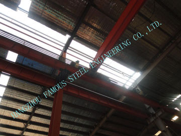 Cina Le costruzioni ad intelaiatura d'acciaio industriali delle costruzioni prefabbricate 80 x 110 sono consistito colonne di sezione di W/fascio fornitore