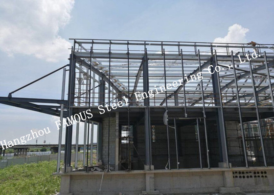 Porcellana Colonna d'acciaio galvanizzata del fascio della costruzione H della struttura di montaggi di acciaio per costruzioni edili di Q345b fornitore