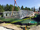 Ponte modulare portatile su misura dell'acciaio per costruzioni edili del ponte Bailey d'acciaio fornitore