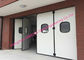 Porte industriali del garage provviste di cardini pannelli di alluminio delle porte di fisarmonica della guarnizione multi che piegano per il magazzino fornitore