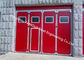Porte industriali del garage provviste di cardini pannelli di alluminio delle porte di fisarmonica della guarnizione multi che piegano per il magazzino fornitore