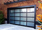 Eleganza contemporanea attuale delle porte industriali di alluminio moderne del garage con le linee lucide fornitore