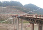 Portata lunga prefabbricata su misura della costruzione di ponte Bailey della struttura d'acciaio di progettazione fornitore