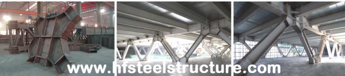 Costruzioni d'acciaio commerciali galvanizzate prefabbricate della immersione calda con acciaio laminato a freddo 5