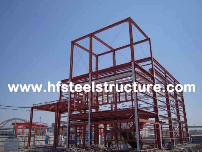Immersione calda galvanizzata, costruzione d'acciaio commerciale prefabbricata galvanizzata e di verniciatura elettrica 8