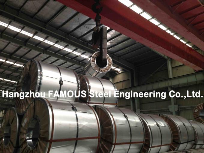 Il tetto d'acciaio della costruzione ha ondulato la bobina d'acciaio galvanizzata substrato dello strato con ASTM 9