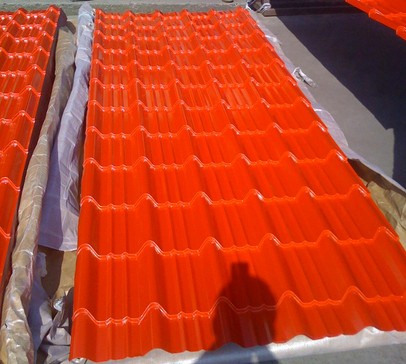 Macchina d'acciaio 6.5KW di formazione di strato del tetto del pannello delle mattonelle e di parete di tetto 0