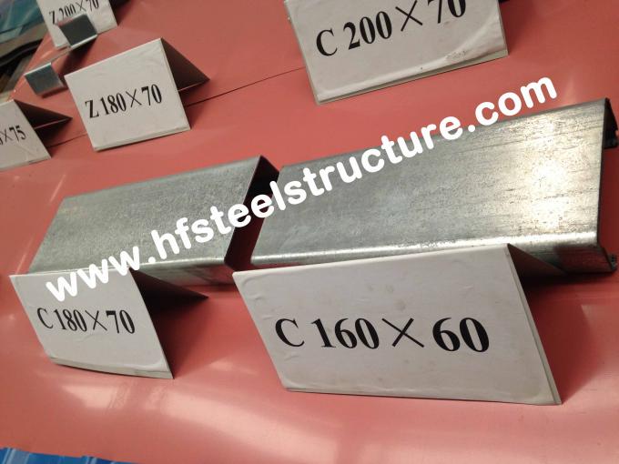 Purlins d'acciaio galvanizzati C del materiale da costruzione dell'acciaio per costruzioni edili ed acciaio del Purlin di Z 3