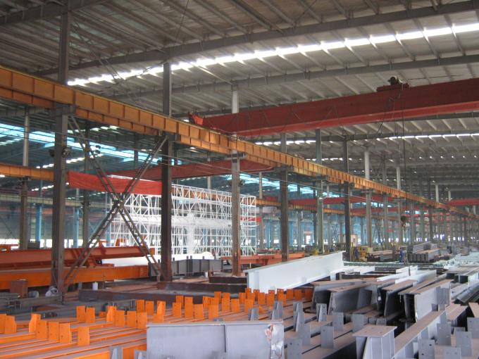 Costruzioni d'acciaio industriali prefabbricate, costruzioni strutturali d'acciaio della singola portata per il magazzino 0