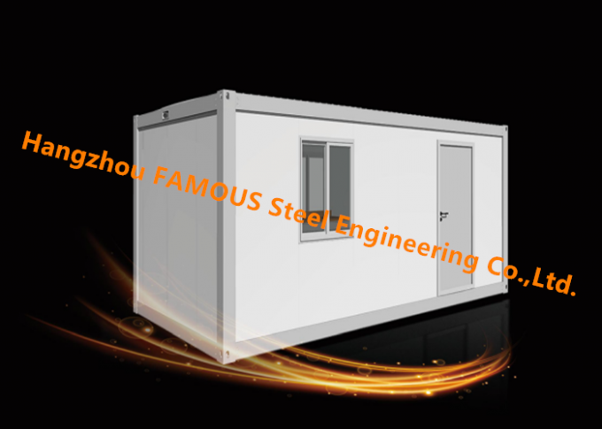 Camera prefabbricata modulare moderna del contenitore della struttura d'acciaio per l'ufficio del sito e l'alloggio provvisorio 0
