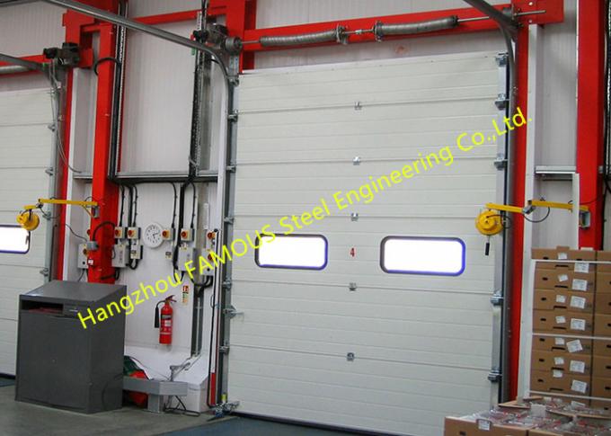 Porte industriali motorizzate del garage con uso rapido telecomandato di emergenza del fuoco delle porte di risposta 0