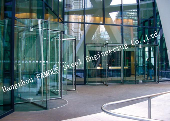 Porte di vetro elettriche moderne della facciata di Revoling per l'ingresso del centro commerciale o dell'hotel 0
