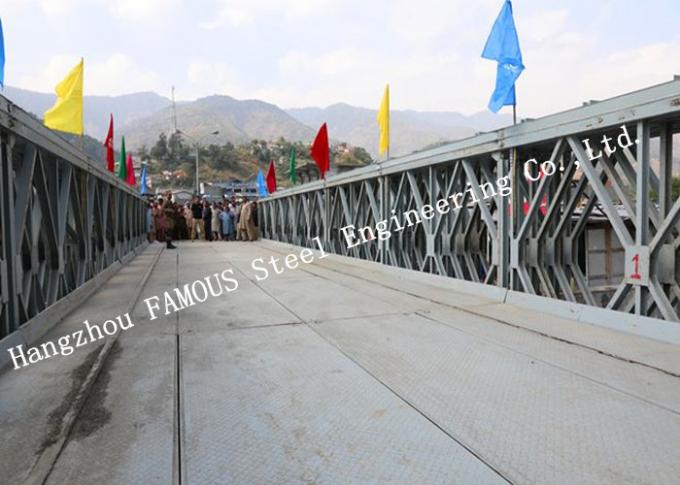 Ponte Bailey strutturale d'acciaio prefabbricato del fabbricante d'acciaio di acciaio di rinforzo Q345 0
