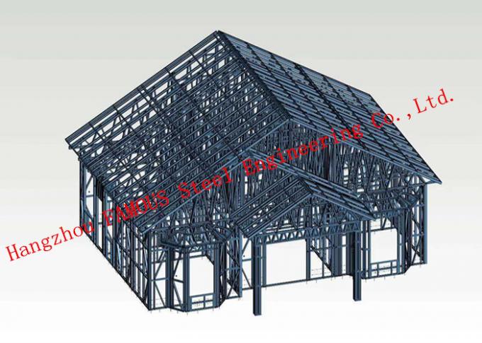 La struttura d'acciaio leggera pre ha costruito il rivestimento prefabbricato di costruzione della villa dell'appartamento della Camera 0