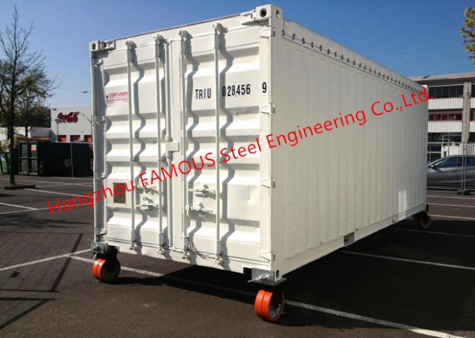 Camera prefabbricata del contenitore di trasporto di progettazione moderna sulla casa minuscola del contenitore delle ruote 0