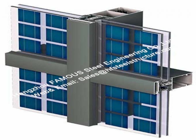 Polvere che ricopre i moduli solari di vetro integrati Photovoltaics della parete divisoria 0