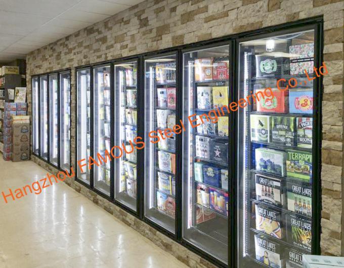 Il supermercato Multideck ha riscaldato la porta di vetro per le parti/congelatore frigorifero/della cella frigorifera 5