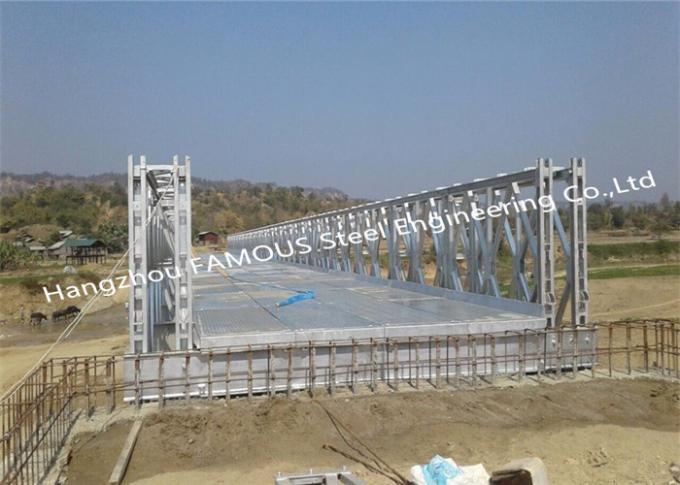 Tipo compatto standard americano 100 ponte Bailey d'acciaio prefabbricato equivalente 0
