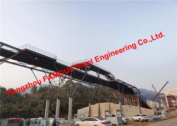 Progetto della miniera che trasporta le costruzioni d'acciaio di industriale di montaggio di Gallary del nastro trasportatore del corridoio 0