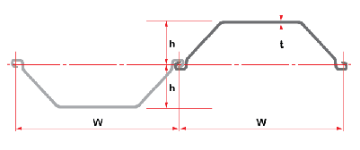 Tipo palancole d'acciaio laminate a caldo di U della palancola SY390 a forma di U 2