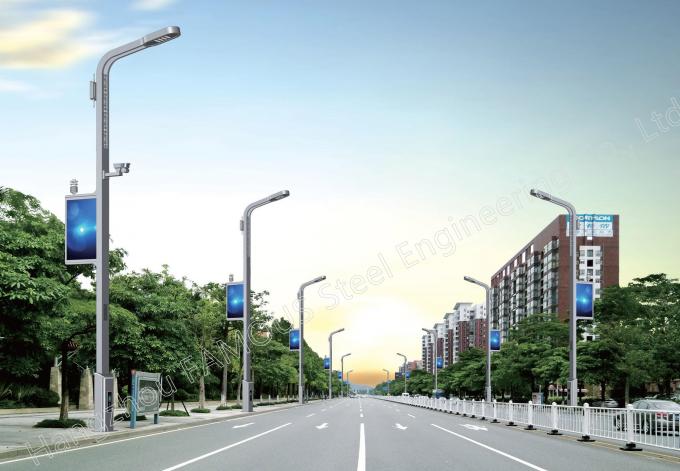 Impermeabilizzi tutti in un'infrastruttura principale integrata astuta dei pali di illuminazione 5G della via 2