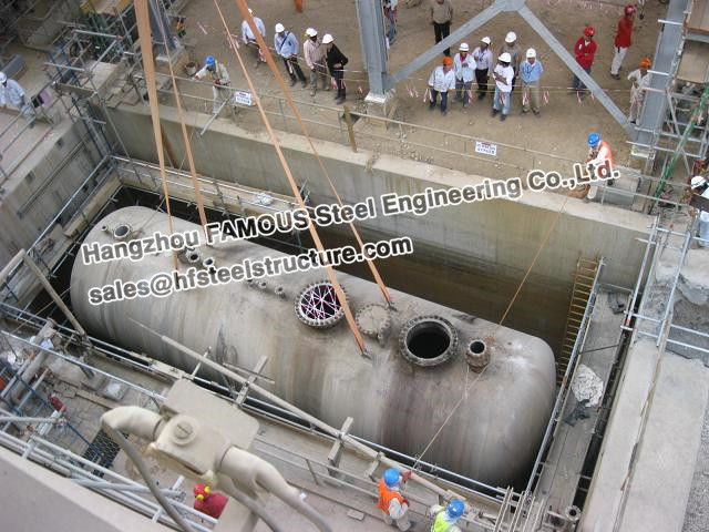 Attrezzatura verticale industriale d'acciaio del serbatoio del contenitore a pressione di Galanized 0