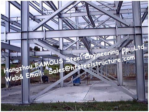 Costruzioni d'acciaio commerciali professionali, edificio per uffici della struttura d'acciaio 0