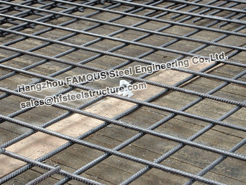 Acciaio costolato quadrato che rinforza le lastre del cemento armato di Contruct della maglia 0