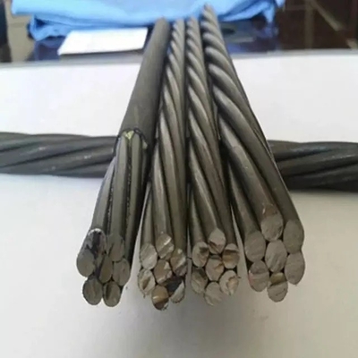 Cina 1x7 15.2mm 0,5' filo d'acciaio rivestito del PC del PE con grasso Unbonded 0,6' tensione della posta fornitore
