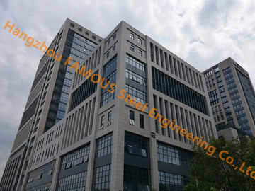 Cina Costruzione d'acciaio multipiana dell'edificio per uffici con il sistema di vetro del rivestimento della parete divisoria fornitore