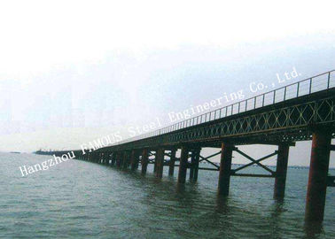 Cina Assemblea d'acciaio prefabbricata a senso unico della costruzione di ponte di Multispan Bailey fornitore