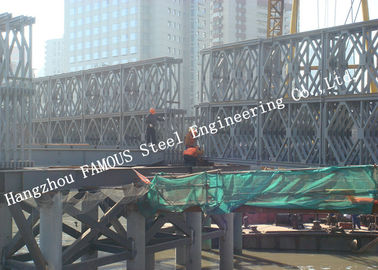 Cina Tipo ponte Bailey d'acciaio modulare della piattaforma di fila del doppio HD200 che solleva installazione in sito fornitore