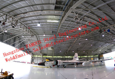 Porcellana Impermeabilizzi il hangar per aerei prefabbricato isolato della struttura d'acciaio per uso privato fornitore