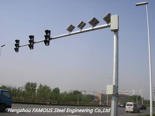 Cina Struttura del segnale stradale Q345 per i sistemi di controllo e le macchine fotografiche di traffico fornitore