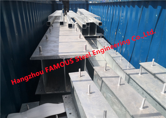 Cina 560 tonnellate hanno galvanizzato i membri di struttura d'acciaio per il ponte esportatore fornitore