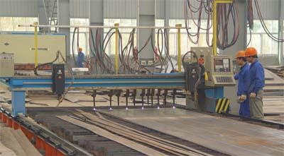 Travi d'acciaio prefabbricate industriali su misura dell'acciaio di forma delle costruzioni W 1