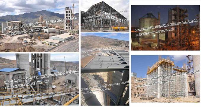 Pianta industriale del cemento della Bolivia di montaggi dell'acciaio per costruzioni edili 1