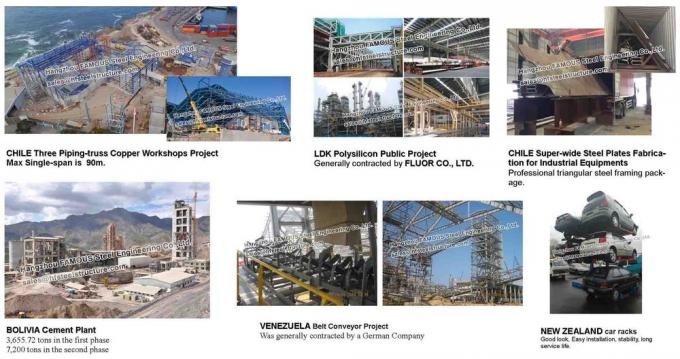 Pianta industriale del cemento della Bolivia di montaggi dell'acciaio per costruzioni edili 12