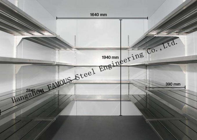Pannello modulare prefabbricato a temperatura controllata della cella frigorifera per conservazione frigorifera della verdura e della frutta fresca 0