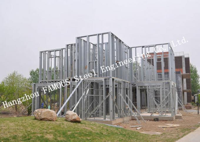 Villa di costruzione Pre-costruita acciaio leggero di superficie galvanizzata per la residenza 0