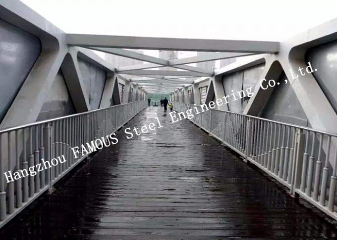 L'installazione facile ha prefabbricato il ponte pedonale di Skywalk della struttura d'acciaio 0