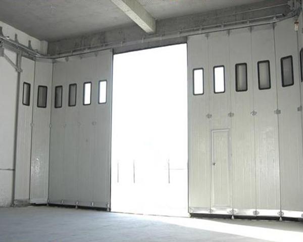 Porta isolata scorrevole laterale 25m/S del garage con visione Windows ed il wicket 0